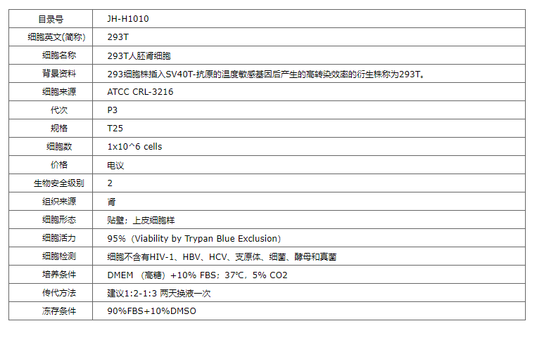 【STR鉴定】293T、293T细胞、293T胚肾细胞