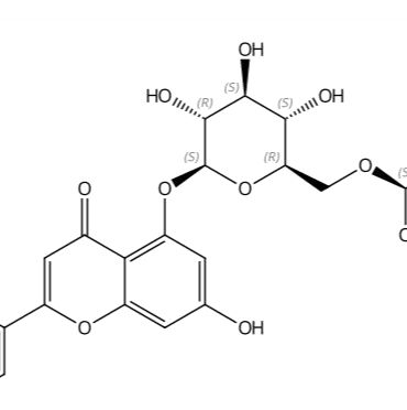 芹菜素-5-O-茜黄苷2382681-38-9