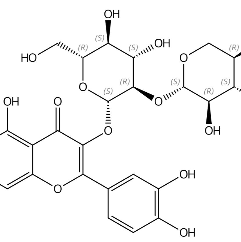 槲皮素-3-O-桑布双糖苷83048-35-5