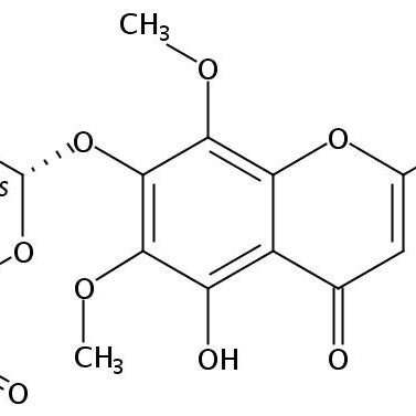 5,7-Dihydroxy-6,8-dimethoxyflavone-7-O-glucuronide164022-74-6