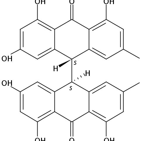 Trans-大黄素二蒽酮61281-20-7