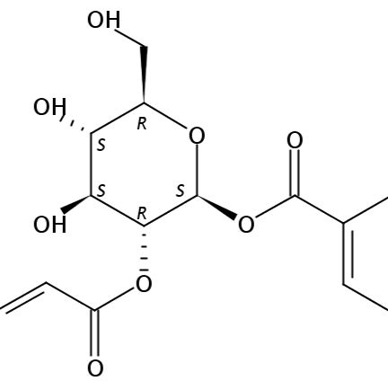 2-O-肉桂酰基-1-O-没食子酰基-β-D-葡萄糖苷791836-69-6