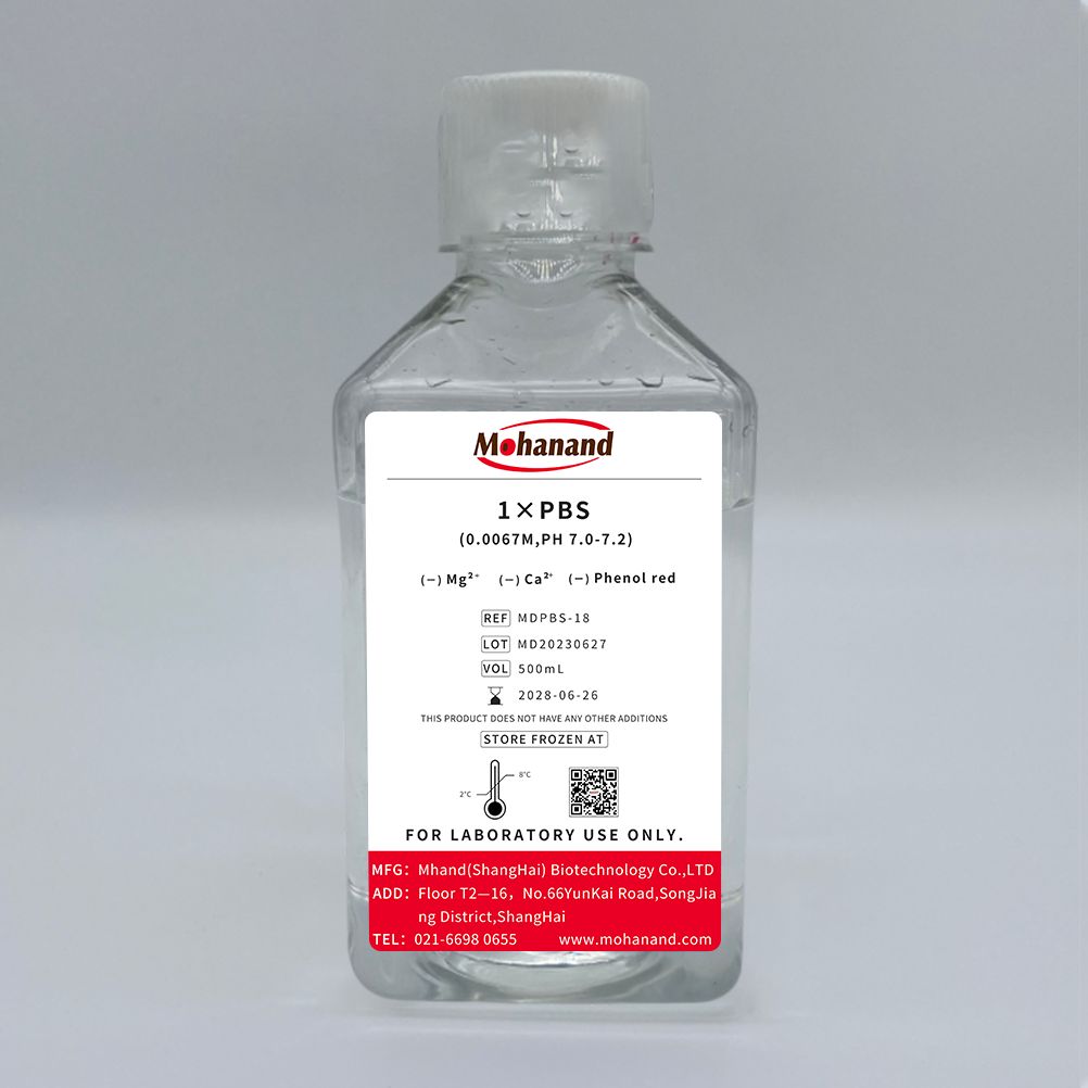 1×PBS(0.0067M,pH 7.0-7.2)