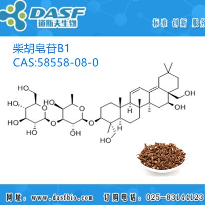 柴胡萃取58558-08-0 柴胡皂苷B1 98% 标准品 HPLC 现货