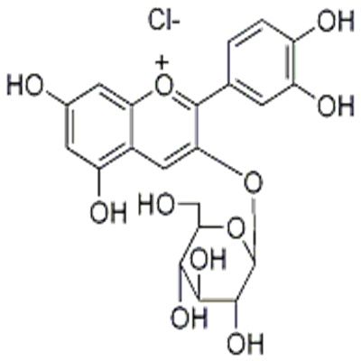 矢车菊素-3-O-葡萄糖苷7084-24-4