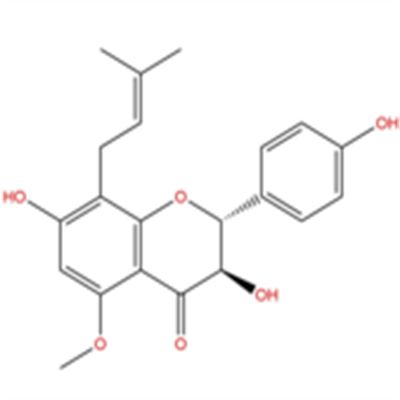 (2R,3R)-3,7,4'-三羟基-5甲氧基-8异戊烯基二氢黄酮204935-85-3