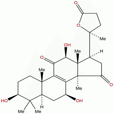 3β,7β,12β-三羟基-11,15-二羰基-羊毛甾烷-8-烯-24→20内酯1801934-15-5