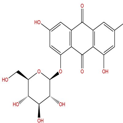 大黄素-8-β-D-吡喃葡萄糖苷23313-21-5