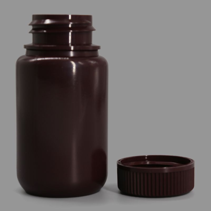 广口试剂瓶(PP, 65ml, 棕色)