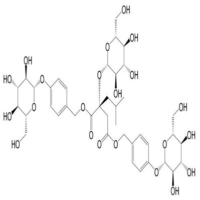 1，4-二［4- (葡萄糖氧) 苄基］-2-异丁基苹果酸酯-2-葡萄糖苷256459-34-4