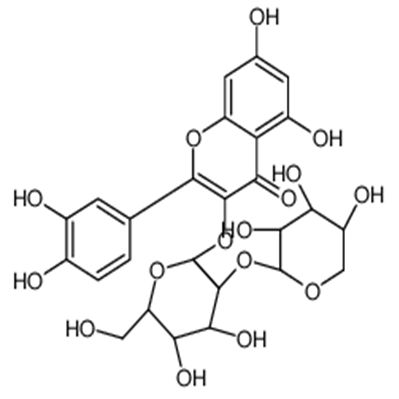 槲皮素-3-O-桑布双糖苷83048-35-5