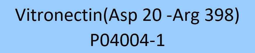 Online(Asp 20 -Arg 398) P04004-1