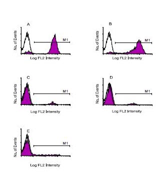 Goat Anti- Mouse Ig, Human ads- AP (OASB01443) in Human peripheral blood mononuclear using Flow Cytometry
