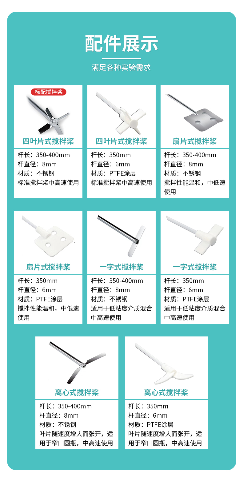 拓赫电动搅拌器实验室强力顶置搅拌机数显定时恒速搅分散机均质器