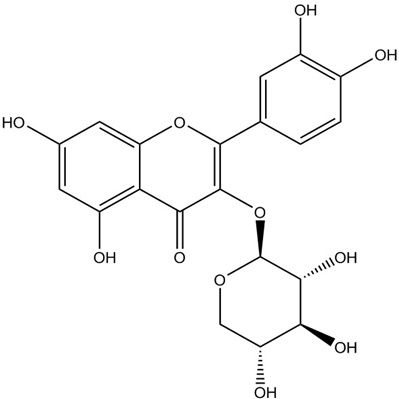 槲皮素-3-O-β-D-木糖苷549-32-6