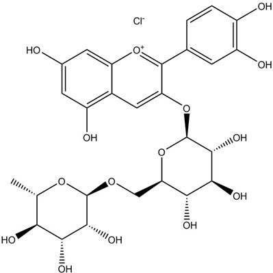 氯化矢车菊素-3-O-芸香糖苷18719-76-1