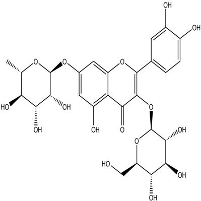 槲皮素-3-葡萄苷-7-鼠李糖苷18016-58-5