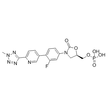 Tedizolid phosphate结构式