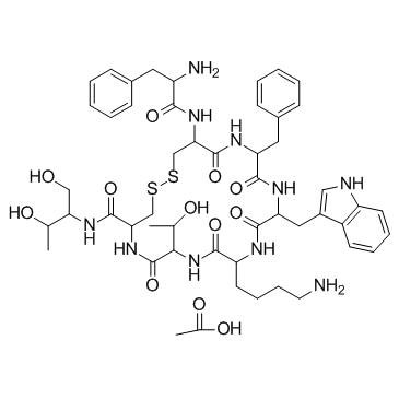 Octreotide acetate结构式
