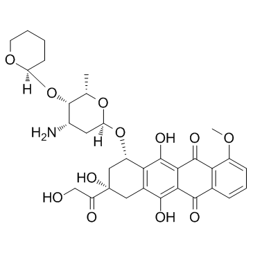 Pirarubicin结构式