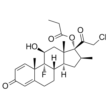 Clobetasol propionate结构式