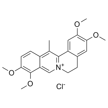 Dehydrocorydaline chloride结构式
