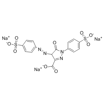 Tartrazine结构式
