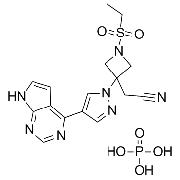 Baricitinib phosphate结构式