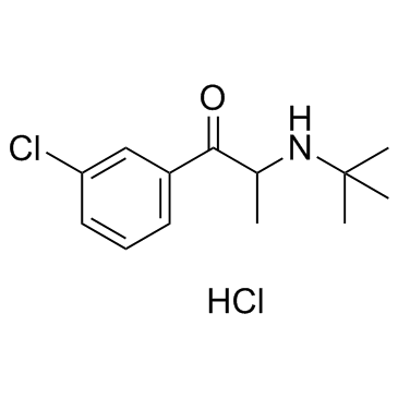 Bupropion hydrochloride结构式