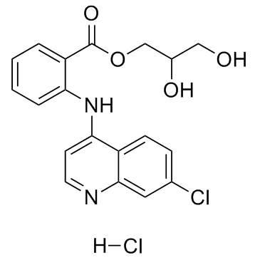 Glafenine hydrochloride结构式