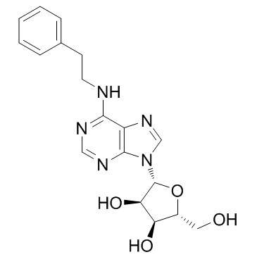 N6-(2-Phenylethyl)adenosine结构式