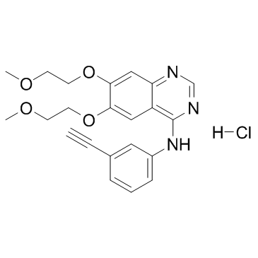 Erlotinib Hydrochloride结构式