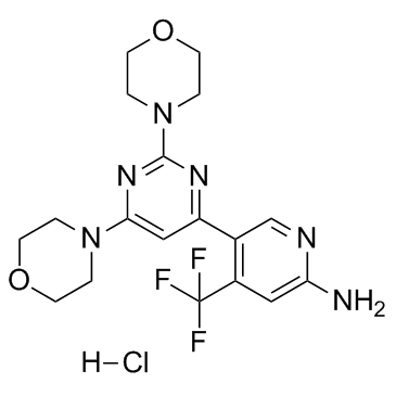 NVP-BKM120 Hydrochloride结构式