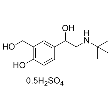 Salbutamol hemisulfate结构式