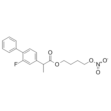 Nitroflurbiprofen结构式