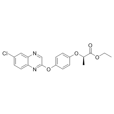 Quizalofop-p-ethyl结构式
