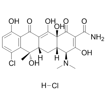 Chlortetracycline hydrochloride结构式