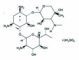 遗传霉素分子结构式