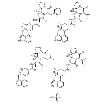 Dihydroergotoxine mesylate结构式