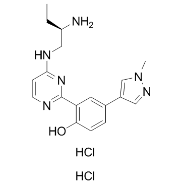 CRT0066101 dihydrochloride结构式