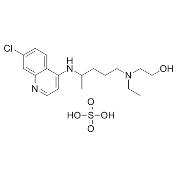 Hydroxychloroquine sulfate结构式