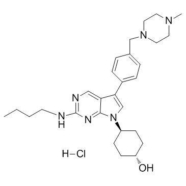 UNC2025 hydrochloride结构式
