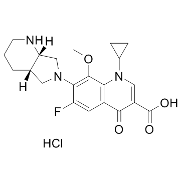 Moxifloxacin Hydrochloride结构式