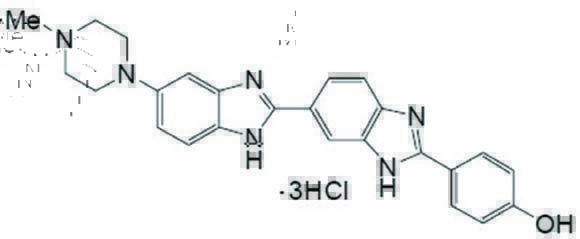 Hoechst 33258分子结构式