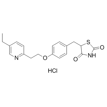 Pioglitazone hydrochloride结构式