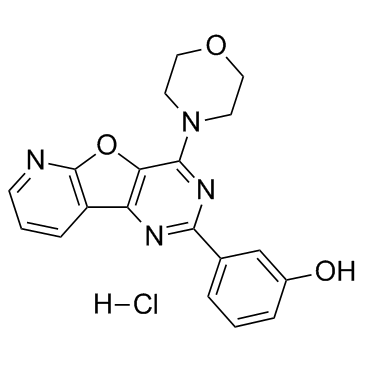 PI-103 Hydrochloride结构式