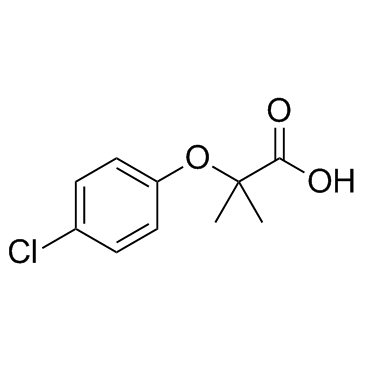 Clofibric acid结构式