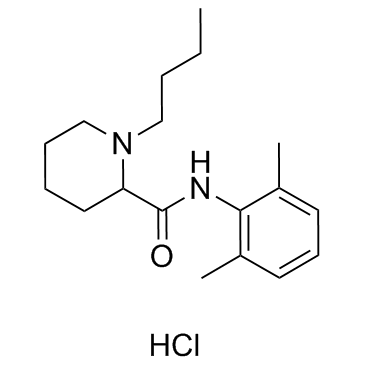 Bupivacaine hydrochloride结构式