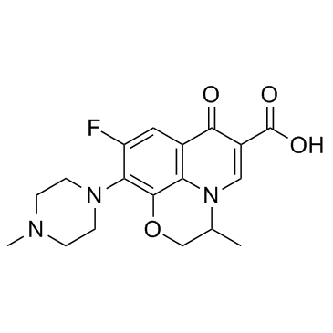 Ofloxacin结构式