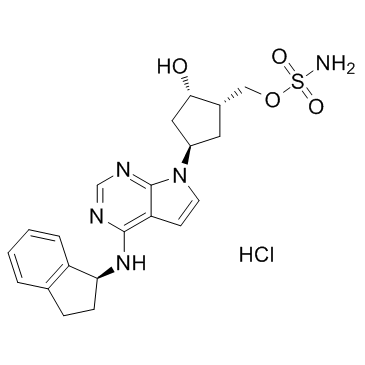 MLN4924 hydrochloride结构式